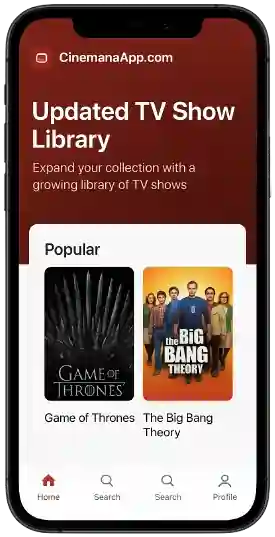 اپ ڈیٹ شدہ ٹی وی شو لائبریری